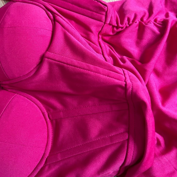 NWT Red Corset Mini Dress xs! - Picture 6 of 11